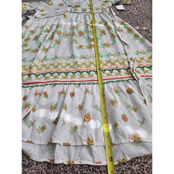 Anthropologie Figueroa Boho Midi Dress XL NWT Linen Blend Cottagecore Comfort - Picture 7 of 8